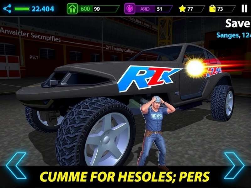 Thunderbolt Racer Gameplay Screenshot